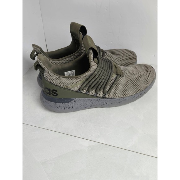 Adidas Cloudfoam Men's Shoes Size 7 Green Gray Slip-On Sneakers GW8136 - Picture 1 of 11